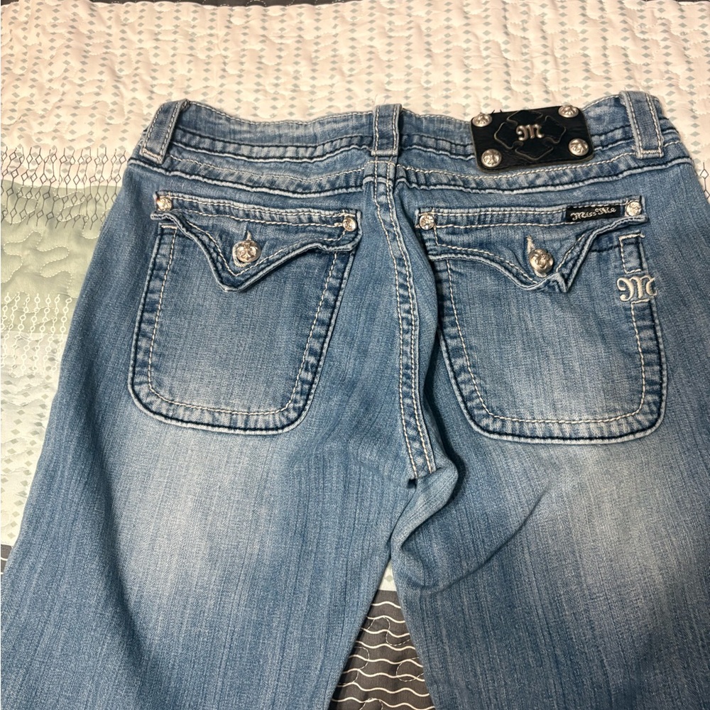Miss Me Light Blue Boot Cut Jeans